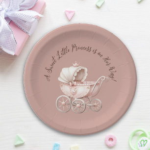 Sweet Little Princess Baby shower Papieren Bordje