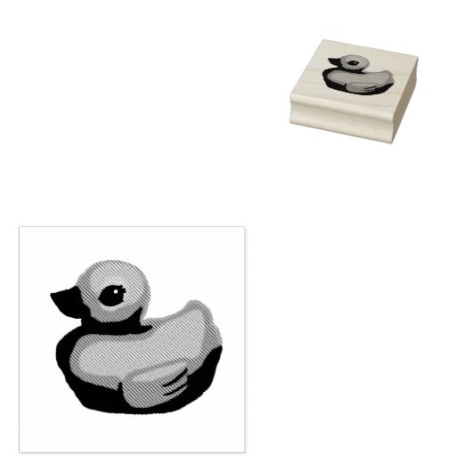 Sweet Little Rubber Ducky Rubberstempel (Gestempeld)