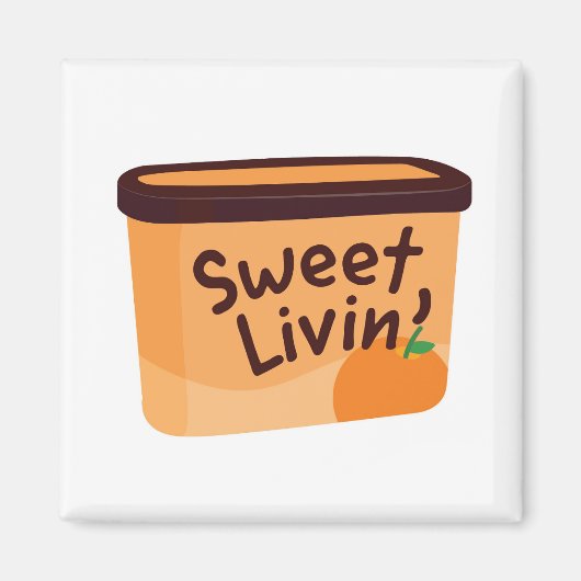 Sweet Livin' Ice Cream Magnet Magneet (Voorkant)