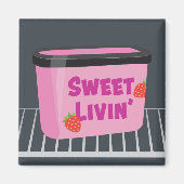 Sweet Livin' Ice Cream Magnet Magneet (Voorkant)