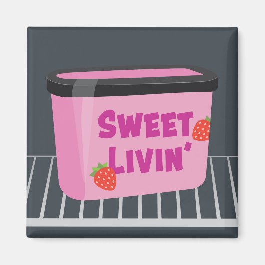 Sweet Livin' Ice Cream Magnet Magneet (Voorkant)