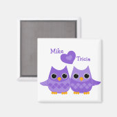Sweet Love Owls Magneet (Voorkant / Achterkant)