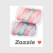 Sweet Love Snoep Marshmallow Sticker (Vel)