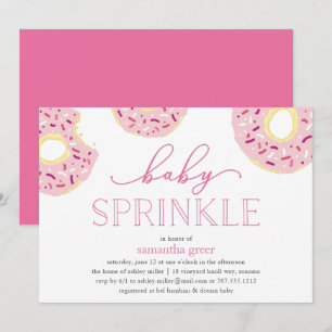 Sweet Love   Uitnodiging voor Baby Sprinkle