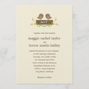 Sweet Love Wedding Invitation Kaart
