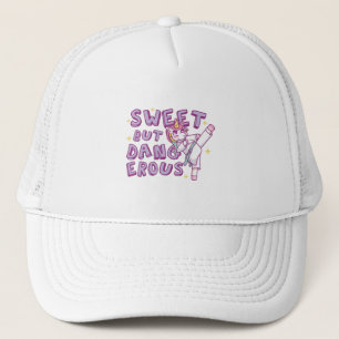 Sweet maar gevaarlijk Karate Unicorn Trucker Pet