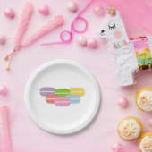 Sweet Macarons Cake Papieren Bordje (Feest)