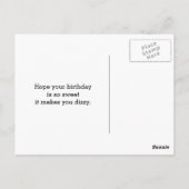 Sweet Macarons Happy Birthday Briefkaart (Achterkant)