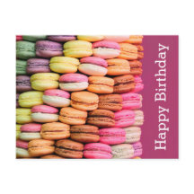 Sweet Macarons Happy Birthday