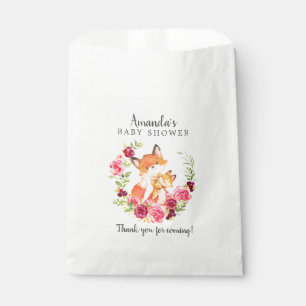 Sweet mama en Baby Fox Shower Favor Bags Bedankzakje