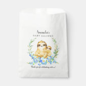Sweet Maman & Baby Sloth Douche Favoriser Sacs (Devant)