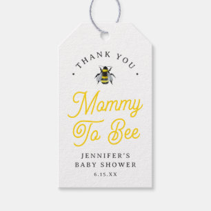 Sweet mamma-to-bee Baby shower-voordeltag Cadeaulabel