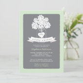 Sweet Mason Jar Baby shower neutre Invitation (Debout devant)