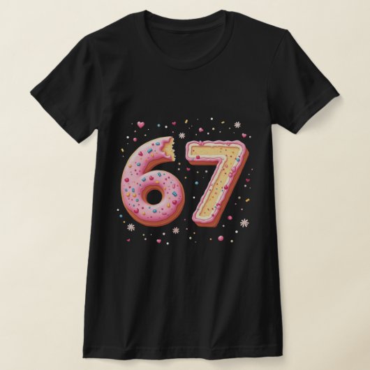 Sweet Math Donut Fraction Back to School 67 T-shirt (Laagn)