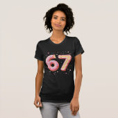 Sweet Math Donut Fraction Back to School 67 T-shirt (Voorkant volledig)