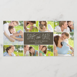 Sweet Memories Sla de datum fotokaarten op Save The Date