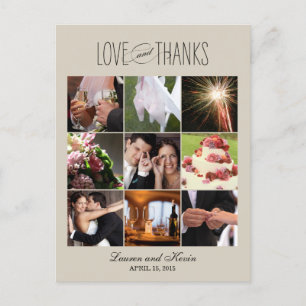 Sweet Memories Wedding Dank je wel Card Briefkaart
