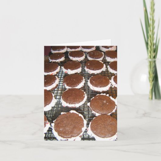 Sweet Merci Merci Chocolat Whoopie Pie Card (Devant)