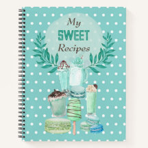 Sweet Mint Pattern Recipes Notitieboek