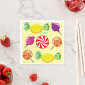 Sweet Mix Snoep Yellow Servet (Insitu)