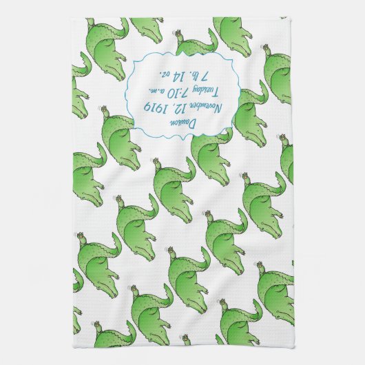 Sweet Modern Alligator Theedoek (Verticaal)