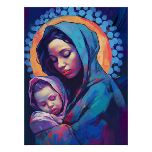 Sweet Moments Moeder & Kind Wall Art op Poster Perfect Poster