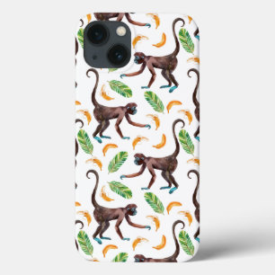 Sweet Monkeys Juggling Bananas iPhone 13 Hoesje