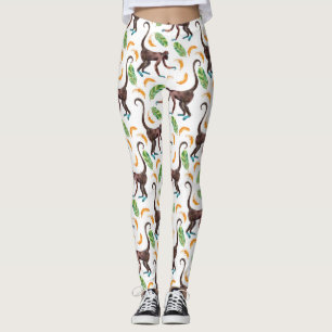 Sweet Monkeys Juggling Bananas Leggings