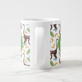 Sweet Monkeys Juggling Bananas | Monogram Jumbo Beker (Achterkant)