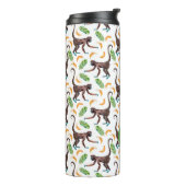 Sweet Monkeys Juggling Bananas | Monogram Thermosbeker (Gedraaid links)