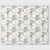 Sweet Moon Dreams Mouse, Speelgoed Bunny, olifant Cadeaupapier (Vlak)