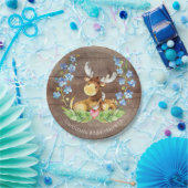 Sweet Moose Baby shower 7" Bord (Feest)
