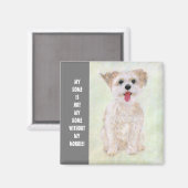 Sweet Morkie Home Magnet Magneet (Voorkant / Achterkant)