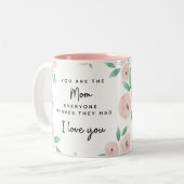 Sweet Mother's Day Cadeau café Mug (Devant gauche)