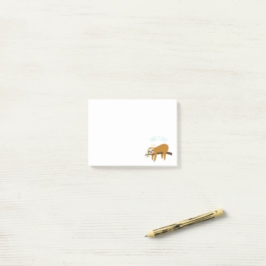 Sweet Napping Sleuf "Rustig maar" Post-it® Notes (Op bureau)