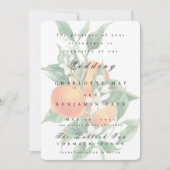 Sweet Nectar Élégant mariage invitation (Devant)