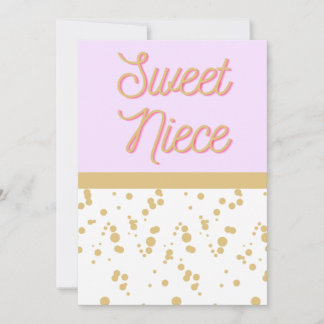 Sweet Niece Birthday Kaart