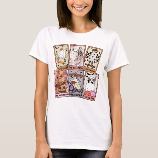 Sweet Not Spooky Tarot T-shirt (Voorkant)