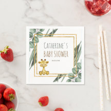 Sweet Oerwoud Safari Giraffe Botanisch Baby shower