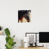 Sweet Old Pony Horse - Horses and Ponies Poster (Thuiskantoor)