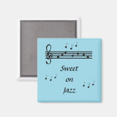 Sweet on Jazz - aimant (Recto/Verso)