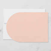 Sweet ONE 1er anniversaire fille arc Invitation (Dos)