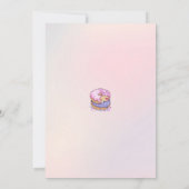 Sweet One 1er anniversaire Invitation (Dos)