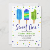 Sweet One 1er anniversaire Invitation (Devant)
