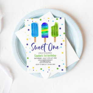 Sweet One 1er anniversaire Invitation