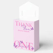 Sweet ONE Afro Puff Baby Meisje Pastel 1e Verjaard Bedankdoosjes (Geopend)