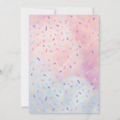 Sweet One Birthday Invitation pour fille (Dos)