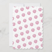 Sweet One Cherry Cake Bunny Invitation (Dos)