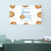 Sweet One Cookies en Melk 1e Verjaardagsfeest Spandoek (Beurs)