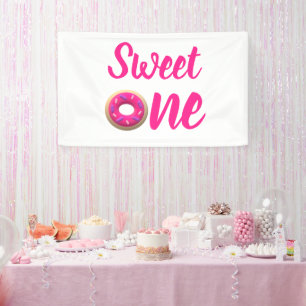 Sweet One Donut 1st Birthday Spandoek